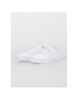 Baskets en cuir carina 3.0 blanc femme - Puma