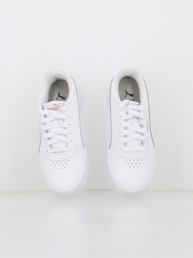 Baskets en cuir carina 3.0 blanc femme - Puma