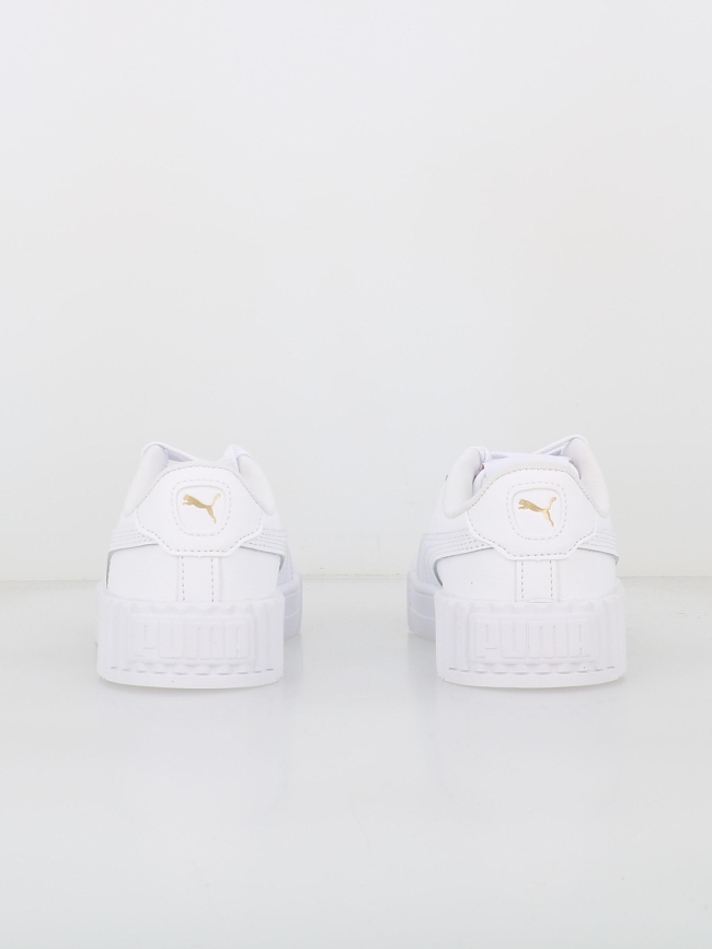 Baskets en cuir carina 3.0 blanc fille - Puma