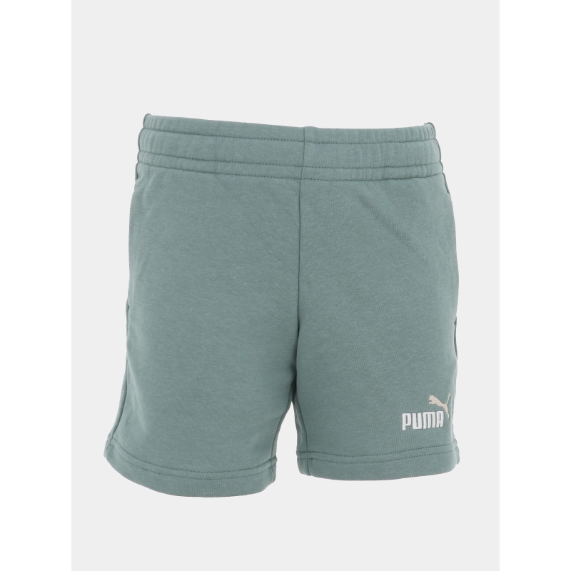 Short de sport essentials color no.1 logo vert enfant - Puma