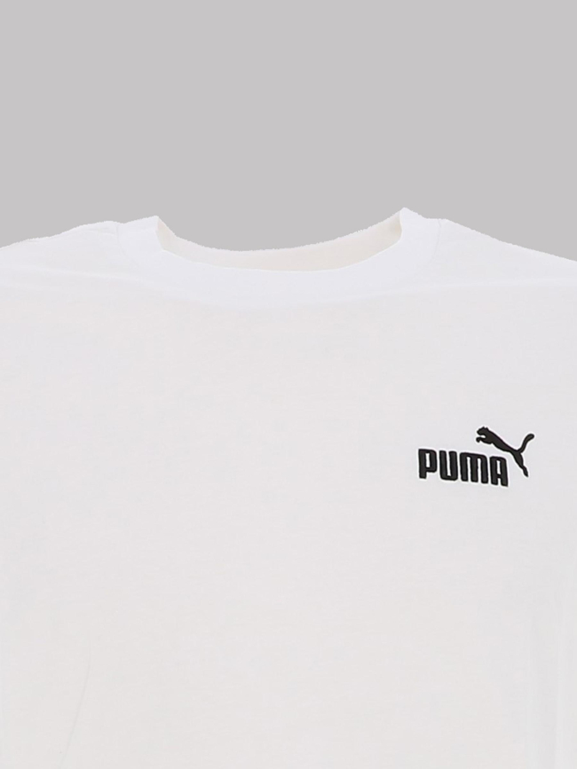 T-shirt à manches courtes ess no.1 logo blanc homme - Puma