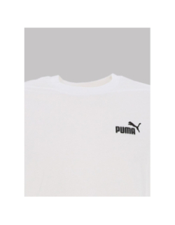 T-shirt à manches courtes ess no.1 logo blanc homme - Puma