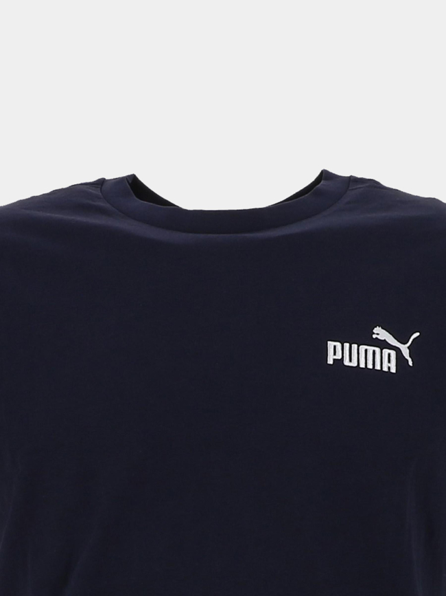 T-shirt manches courtes ess no.1 logo bleu marine homme - Puma