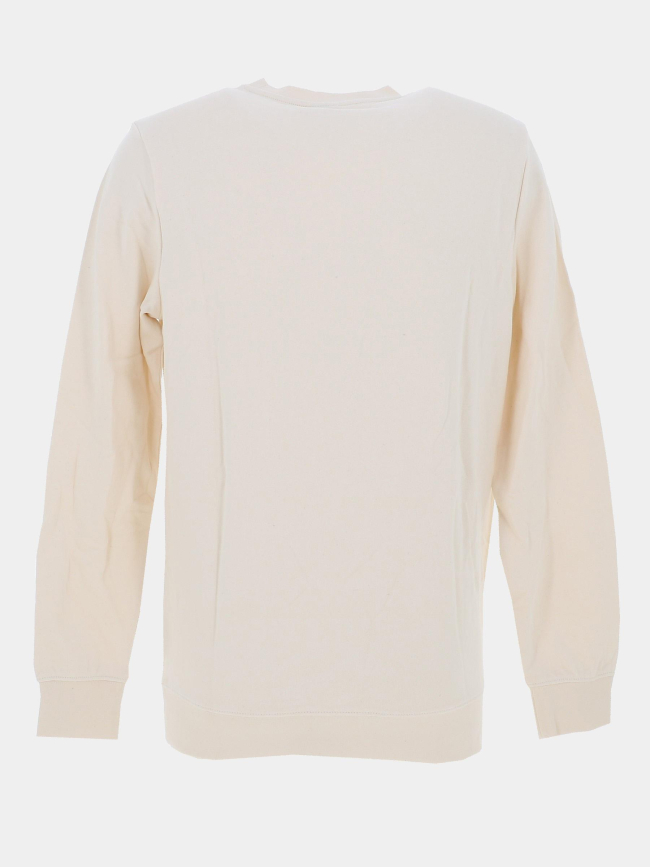 Sweat à col rond essentials elevated écru homme - Puma