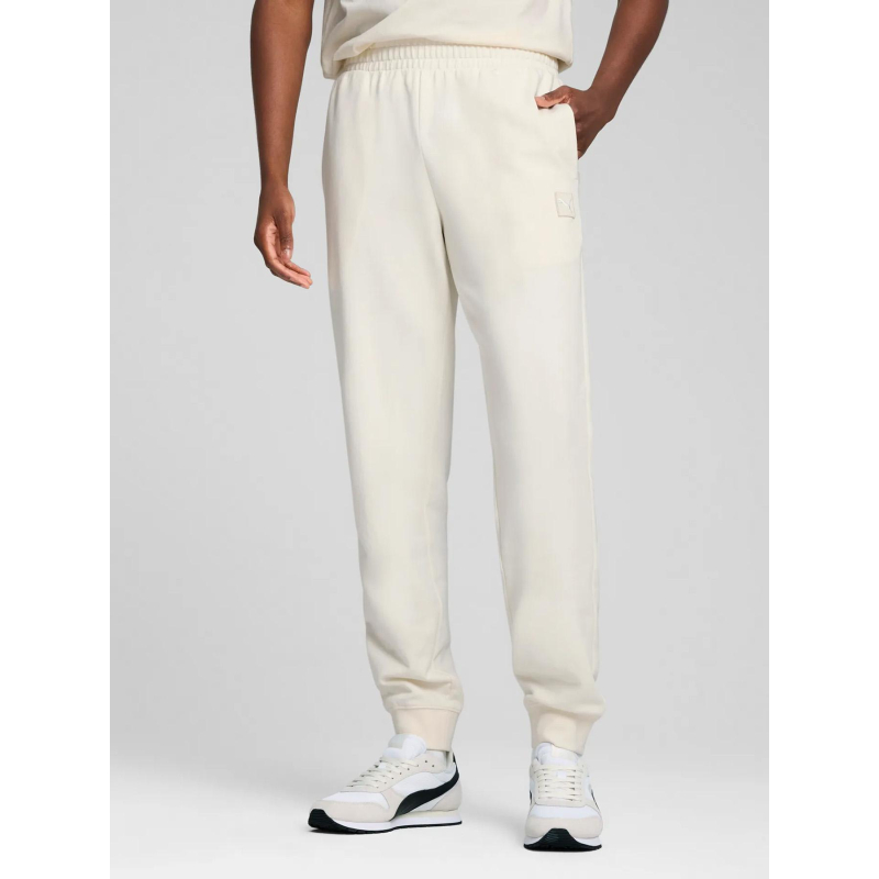 Pantalon jogging essentials elevated écru homme - Puma