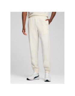 Pantalon jogging essentials elevated écru homme - Puma
