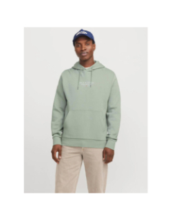 Sweat à capuche bluarchie iceberg vert homme - Jack & Jones