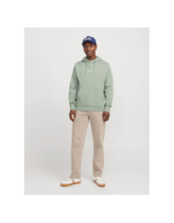 Sweat à capuche bluarchie iceberg vert homme - Jack & Jones