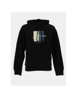 Sweat à capuche frederiksberg box noir homme - Jack & Jones