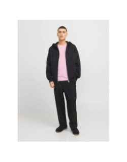 T-shirt à manches courtes archie rose homme - Jack & Jones