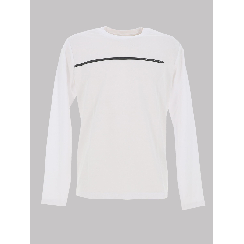 T-shirt fusion full branding blanc homme - Jack & Jones