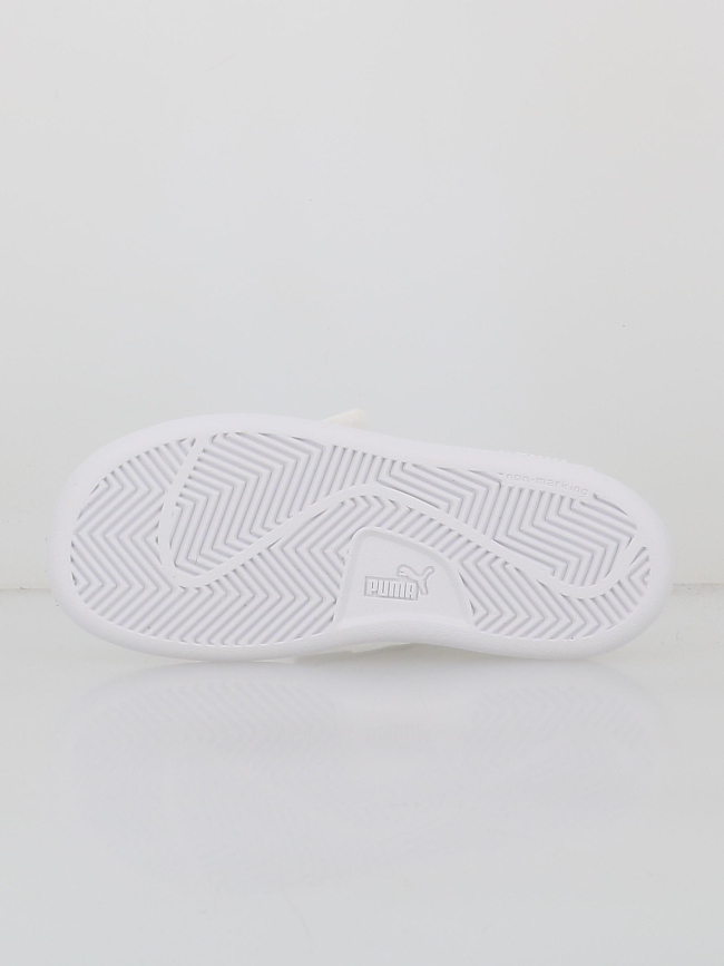 Baskets à scratch smash 3.0 holo blanc fille - Puma