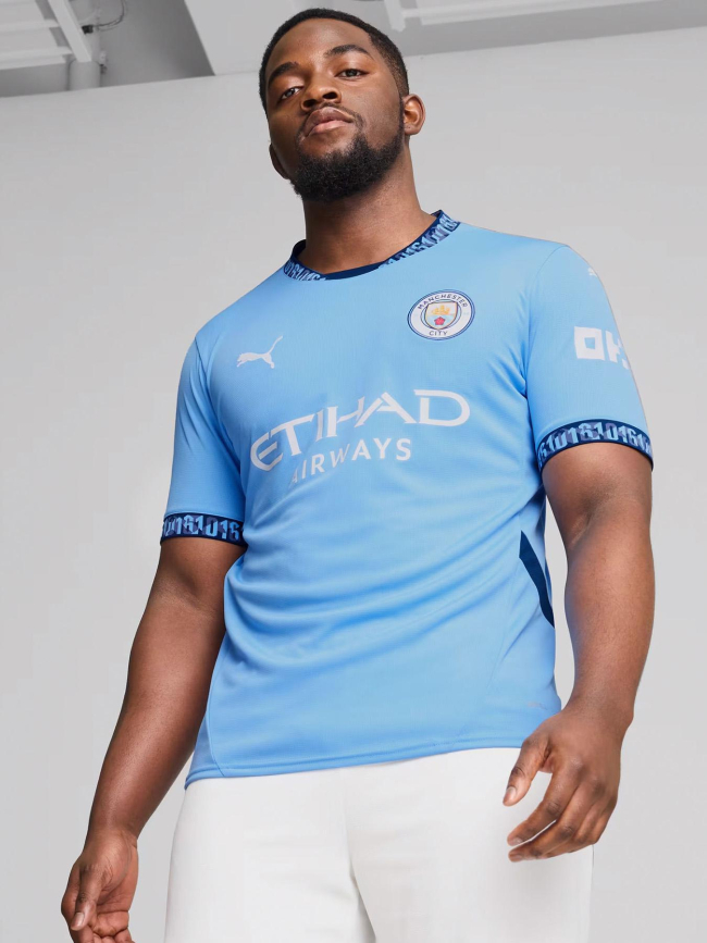 Maillot football domicile manchester city 24/25 bleu homme - Puma