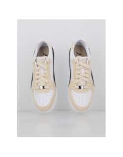 Baskets caven 2 lux blanc beige noir homme - Puma