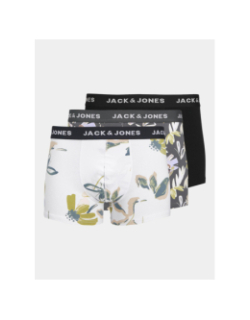 Pack 3 boxers abstract floral noir homme - Jack & Jones