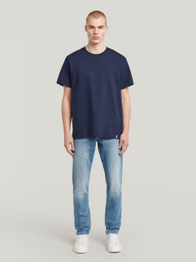 Jean regular 3301 tapered indigo aged bleu homme - G Star