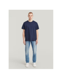 Jean regular 3301 tapered indigo aged bleu homme - G Star