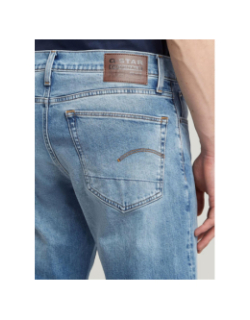 Jean regular 3301 tapered indigo aged bleu homme - G Star