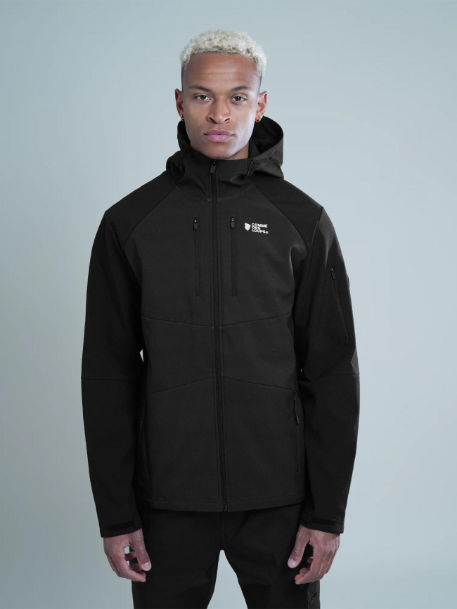 Veste softshell wolftrain noir homme - Comme Des Loups