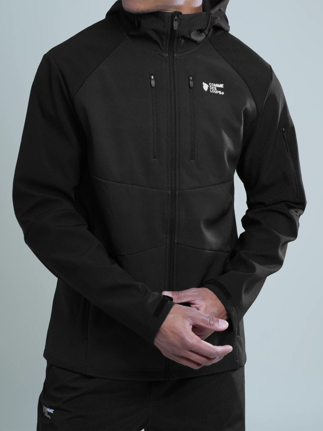 Veste softshell wolftrain noir homme - Comme Des Loups