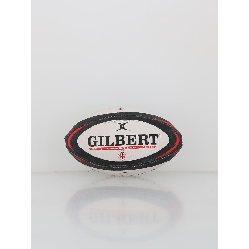 Ballon de rugby replica stade toulousain taille midi blanc - Gilbert