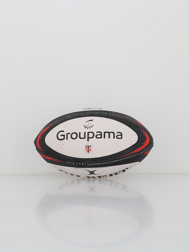 Ballon de rugby replica stade toulousain taille midi blanc - Gilbert