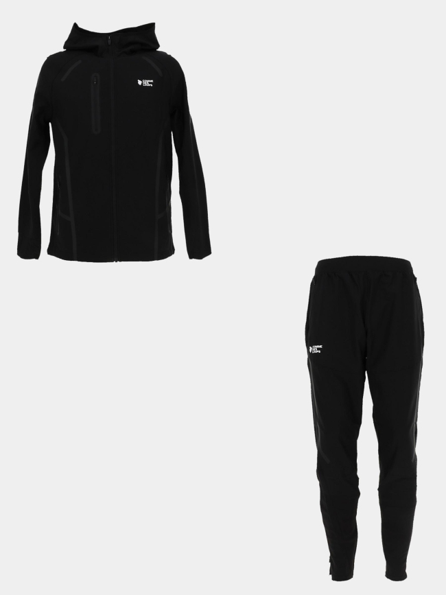 Ensemble veste jogging fight noir homme - Comme Des Loups