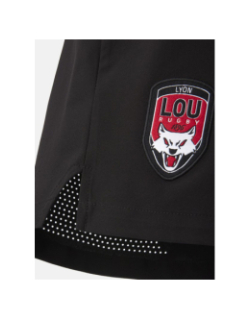 Short officiel training tech lou rugby noir homme - M Com