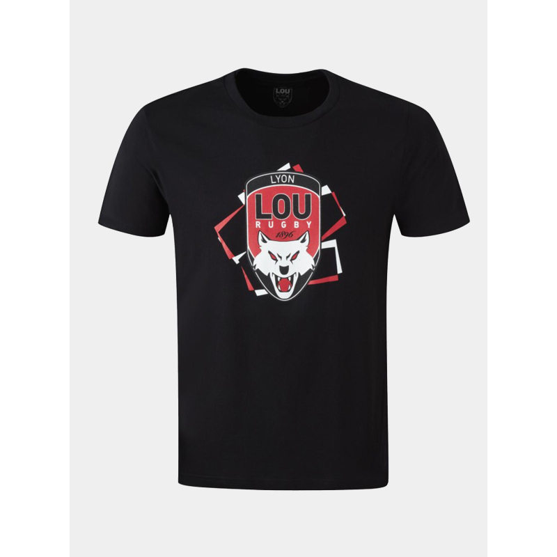 T shirt de rugby lou lyon noir homme - M Com