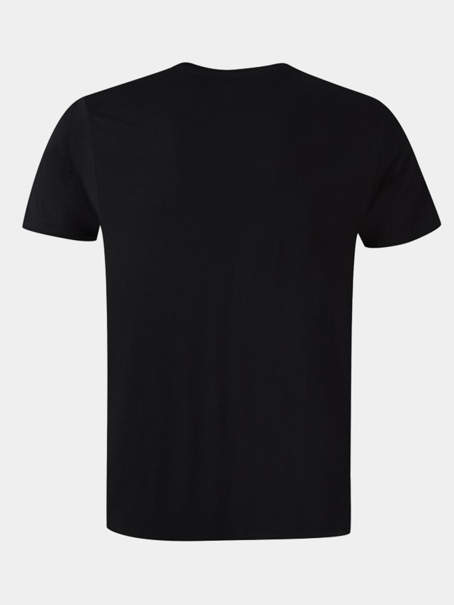 T shirt de rugby lou lyon noir homme - M Com