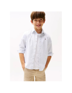 Chemise rayée flex ithaca bleu garçon - Tommy Hilfiger