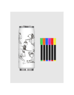 Coffret créatif canette isotherme snoopy blanc - Les Artistes
