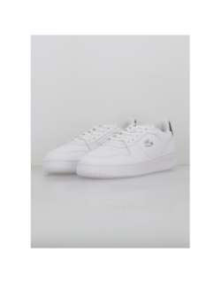 Baskets en cuir L001 blanc vert - Lacoste