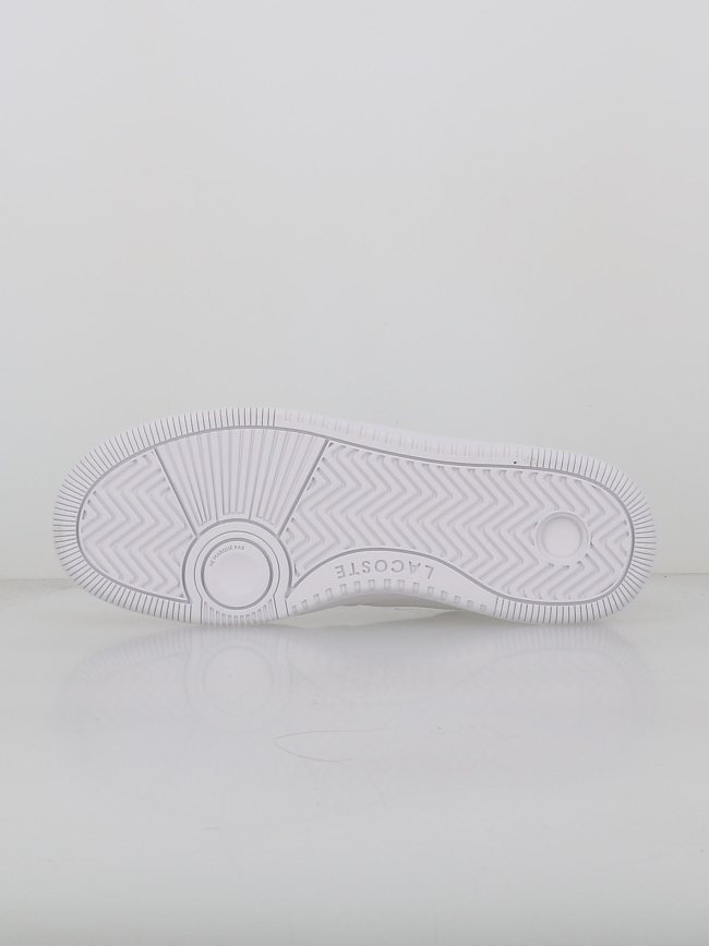Baskets en cuir L001 blanc vert - Lacoste