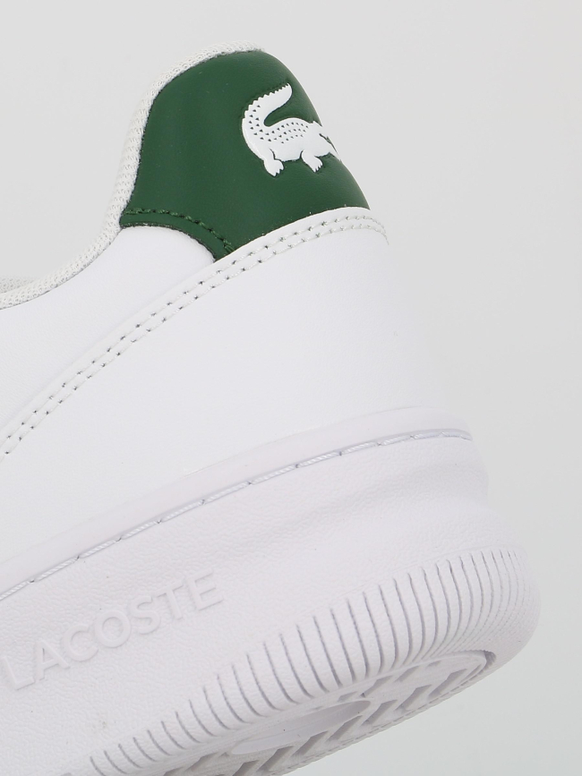 Baskets en cuir L001 blanc vert - Lacoste