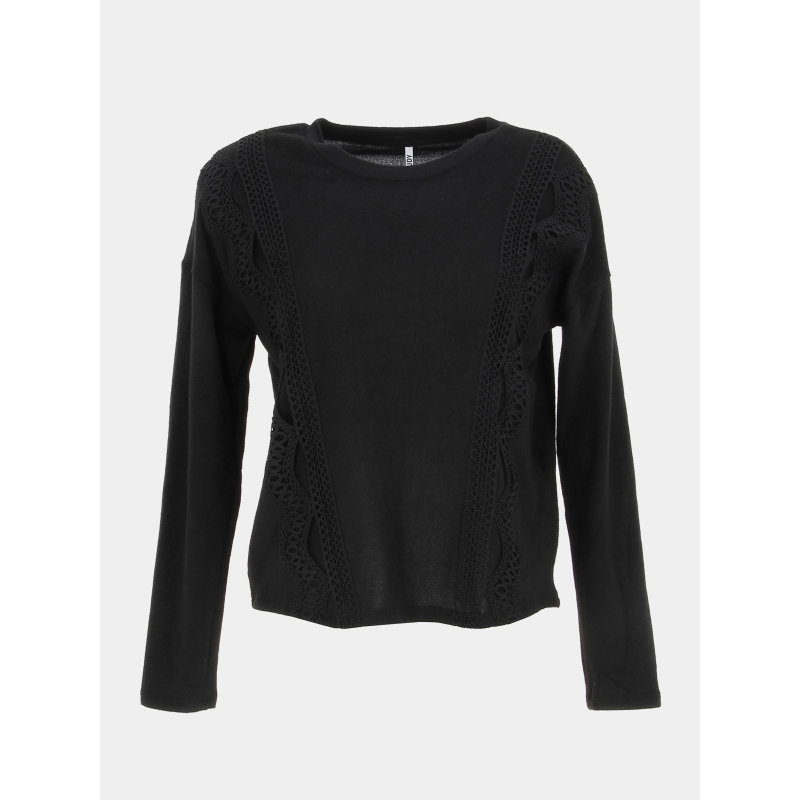 Pull dentelle tonsy noir femme - JDY