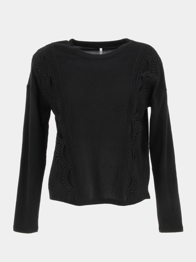 Pull dentelle tonsy noir femme - JDY