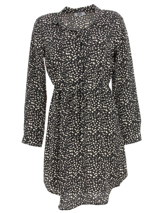 Robe chemise piper noir femme - JDY