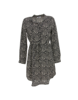 Robe chemise piper noir femme - JDY
