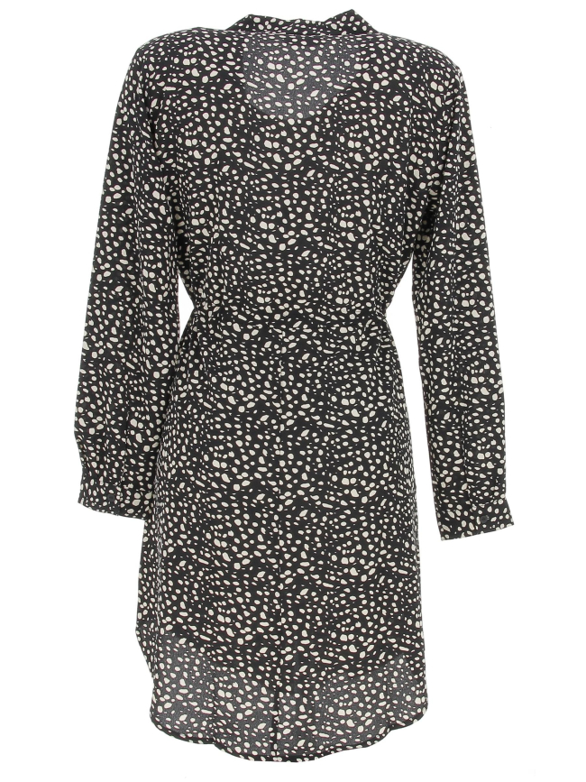 Robe chemise piper noir femme - JDY