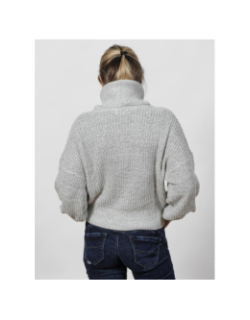 Pull col roulé megan gris femme - JDY