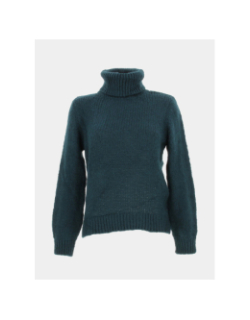 Pull col roulé dinea bleu pétrole femme - JDY
