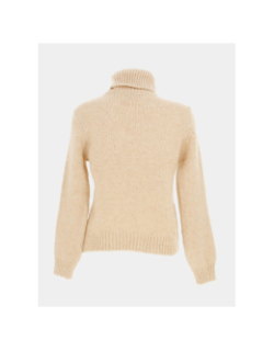 Pull col roulé dinea tapioca beige femme - JDY