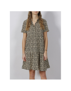 Robe piper animal noir femme - JDY