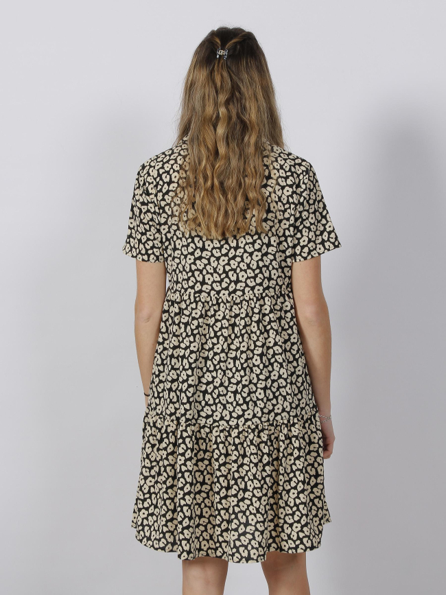 Robe piper animal noir femme - JDY