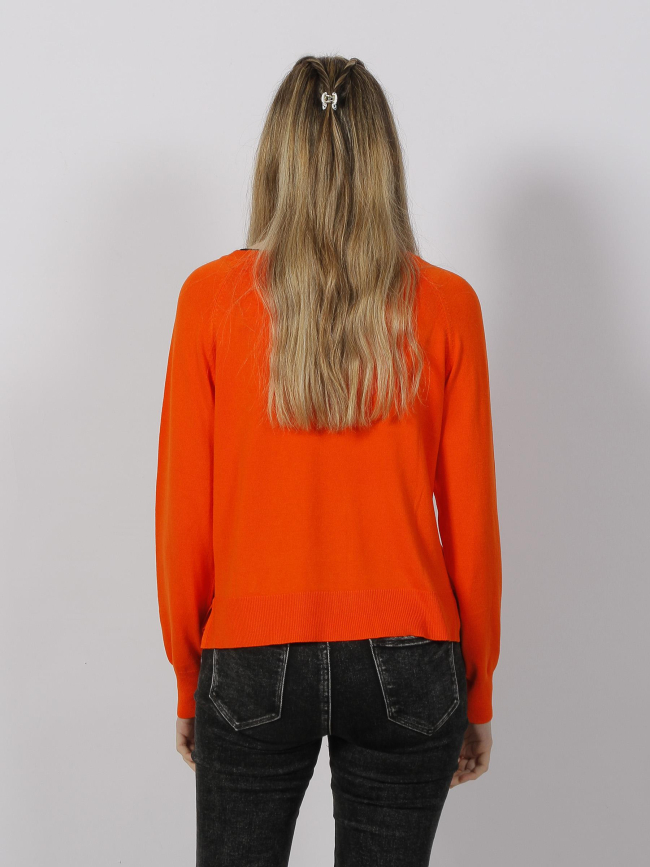 Pull fin plum orange femme - JDY