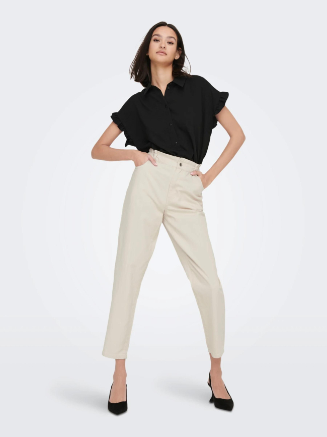 Chemisier manches courtes esther noir femme - JDY