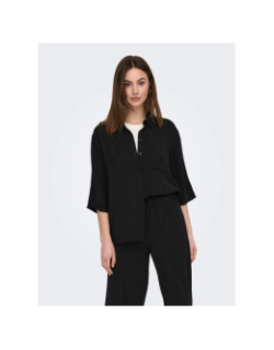 Chemisier ample 3/4 divya noir femme - JDY