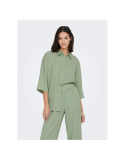 Chemisier ample 3/4 divya vert femme - JDY