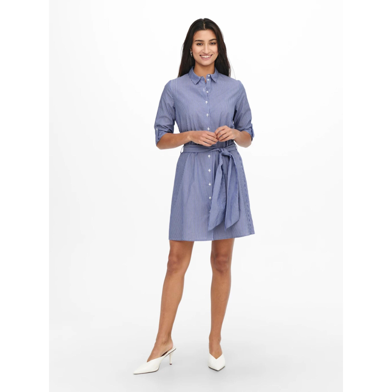 Robe rayée hall bleu blanc femme - JDY